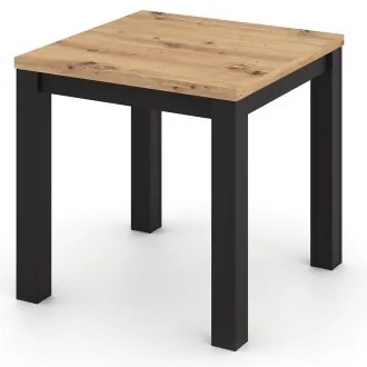 Bővíthető étkezőasztal ZARO artisan tölgy/fekete