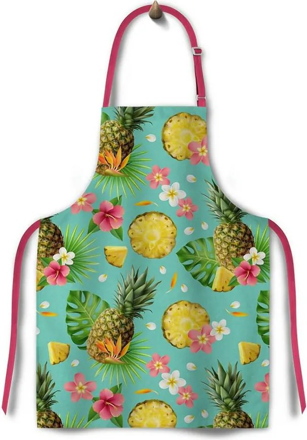 Konyhai kötény 65x75 Sweet Pineapple ananász menta Domarex