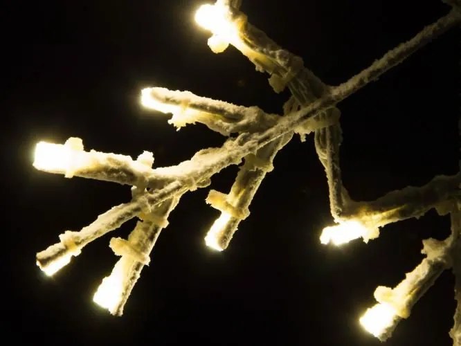 NEXOS Hópehely 36 LED Meleg fehér 30 cm