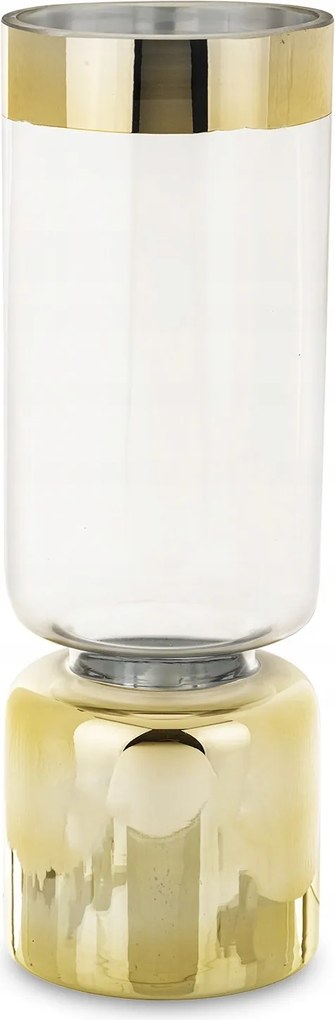 Virágváza Magas Üveg Modern 54 CM Arany