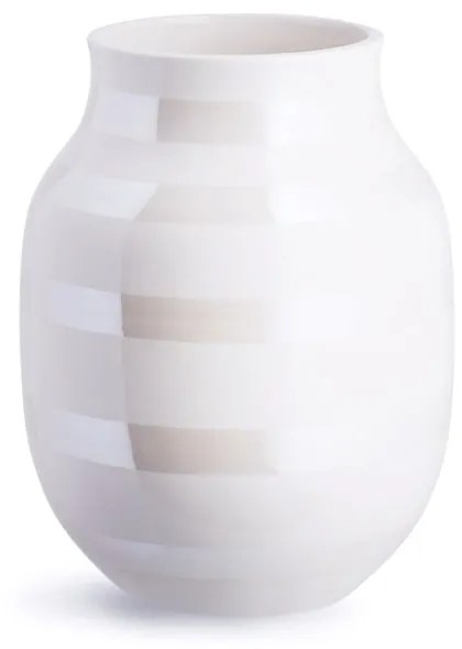 Omaggio fehér agyagkerámia váza, magasság 20 cm - Kähler Design