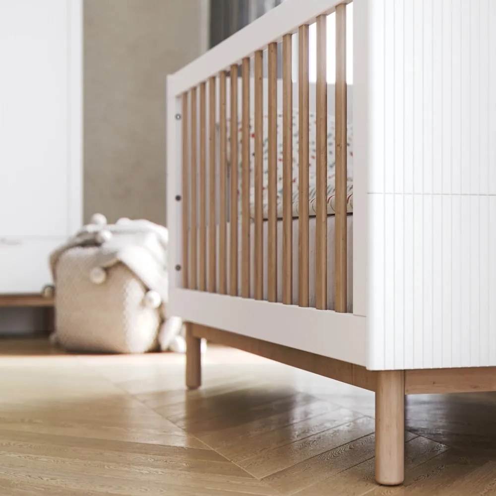 Fehér babaágy 70x140 cm Miloo – Pinio
