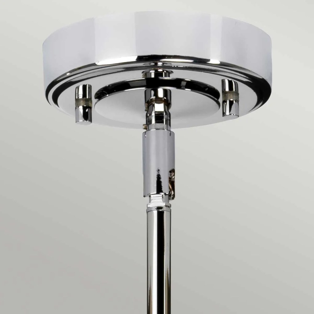 Elstead glamour modern LED függeszték agatha króm átlátszó elsbath-agatha1p-pc IP44