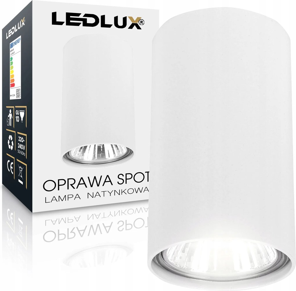 Falra Szerelhető Lámpatest Mennyezeti Halogén Led Cső Fehér Gu10 Spot henger