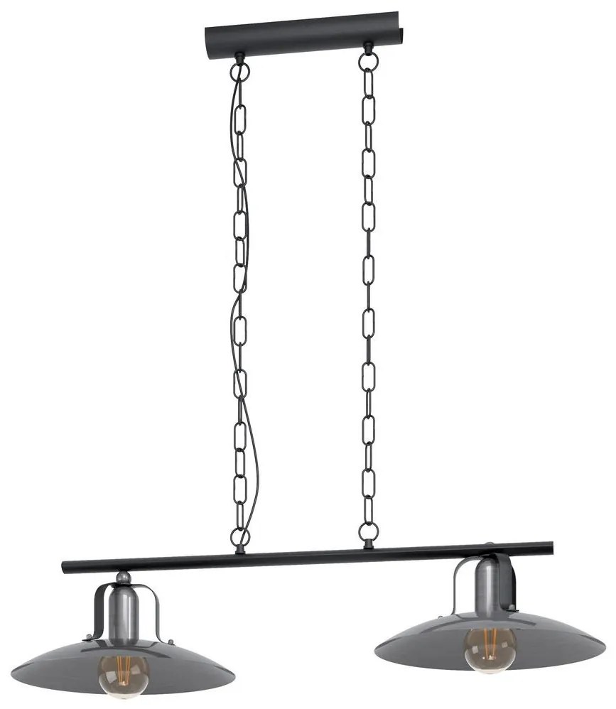 Eglo 43204 - Csillár láncon KENILWORTH 2xE27/28W/230V