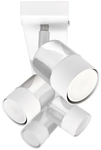 LED Spotlámpa TUBSSON 4xGU10/4,8W/230V fehér/fényes króm