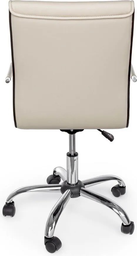 Szürkésbarna bőrutánzat irodai szék Perth – Yes Everyday