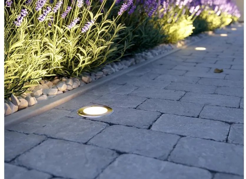 Lámpa Kerti lámpatest BETA-O (kör), max.50 W, GU10, IP67, AC220-240V, 50/60Hz, inox