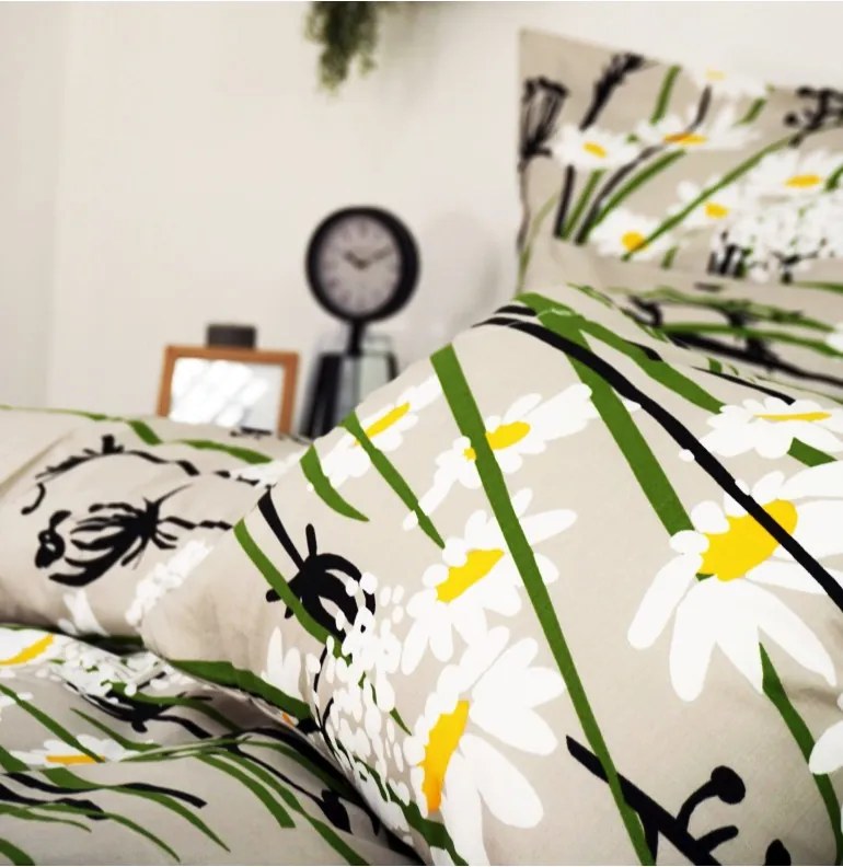 EMI Margaret pamut ágyneműhuzat, A standard egyszemélyes ágy szett tartalma: 1x 140x200 + 1x 70x90