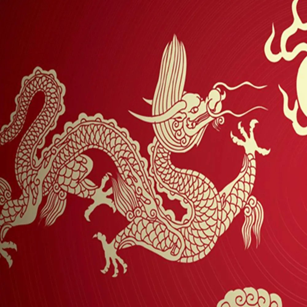 Gario Paraván Red Dragons Méret: 180 x 170 cm, Kivitelezés: Klasszikus paraván