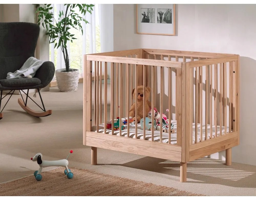 Natúr színű tölgyfa járóka 95x75 cm Forrest – Vipack