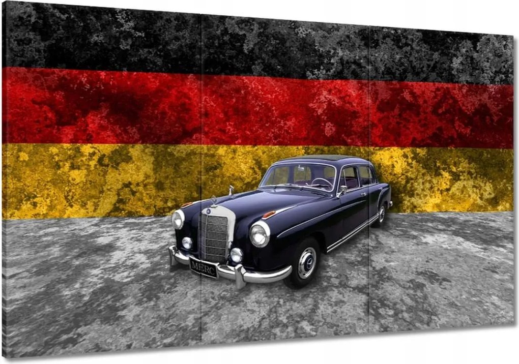 Festmények 120x80 Német autó