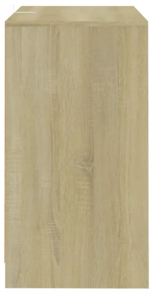 2 db sonoma-tölgyszínű forgácslap tálalószekrény 70x41x75 cm