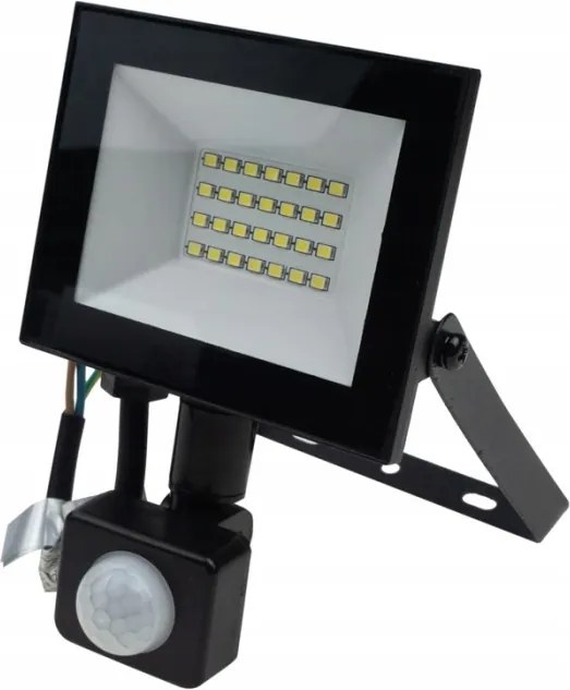 Led fényvető Reflektor Hermetikus Mozgásérzékelő Pir 20W Hideg 1800lm