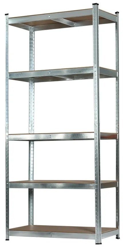 Nagy teherbírású polc 150x70x30 cm 150 kg króm