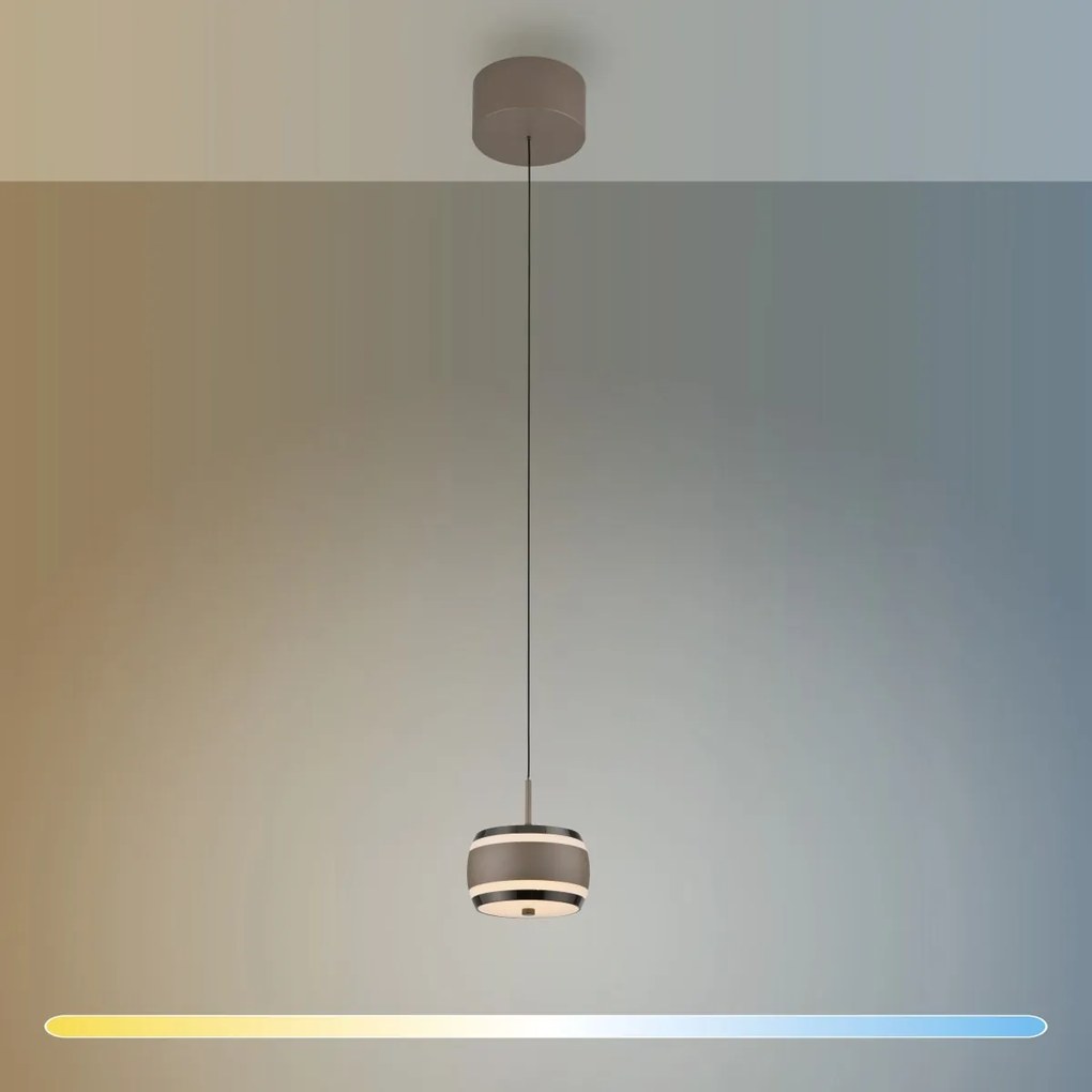 Paul Neuhaus modern függeszték pure falling rings barna króm pln2503-97
