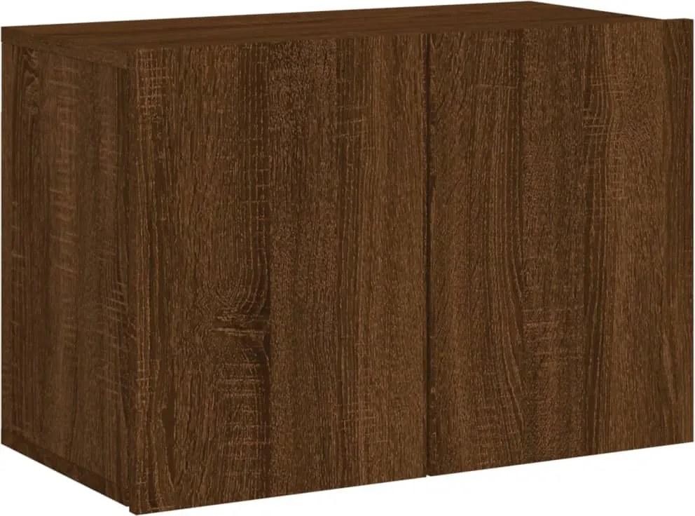 vidaXL barna tölgyszínű falra szerelhető TV-szekrény 60 x 30 x 41 cm