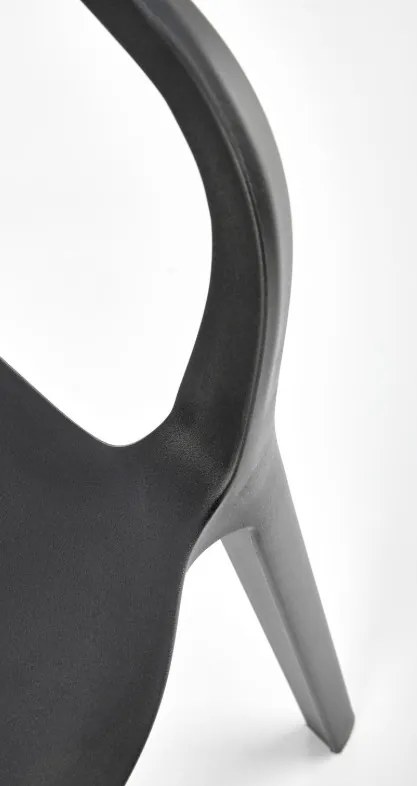 K-491 karfás kerti szék fekete