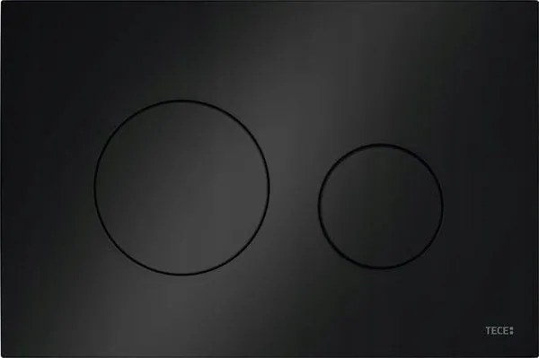 Tece Loop Gomb fekete fényes 9240924 lapos New Tececloop
