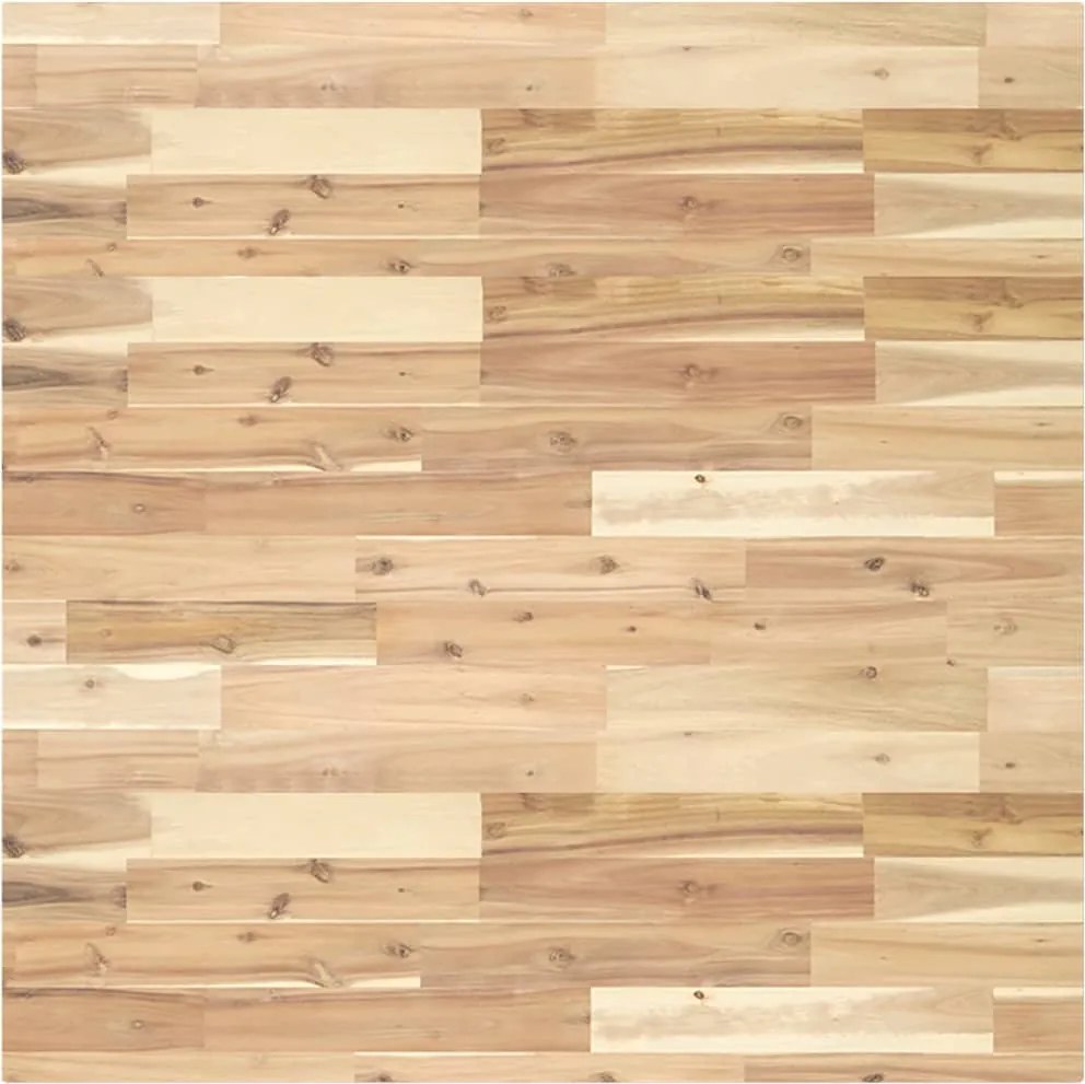 vidaXL négyzet alakú tömör akácfa asztallap 90 x 90 x 4 cm
