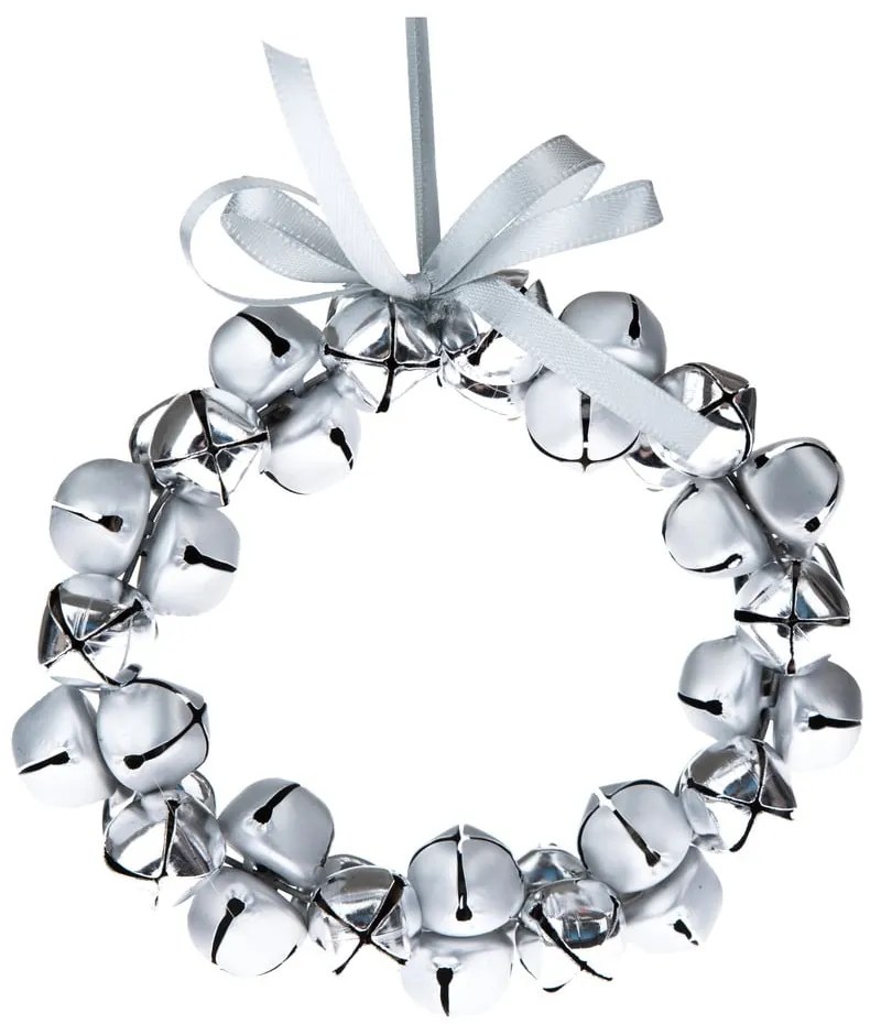 Ezüst színű harang koszorú - Dakls