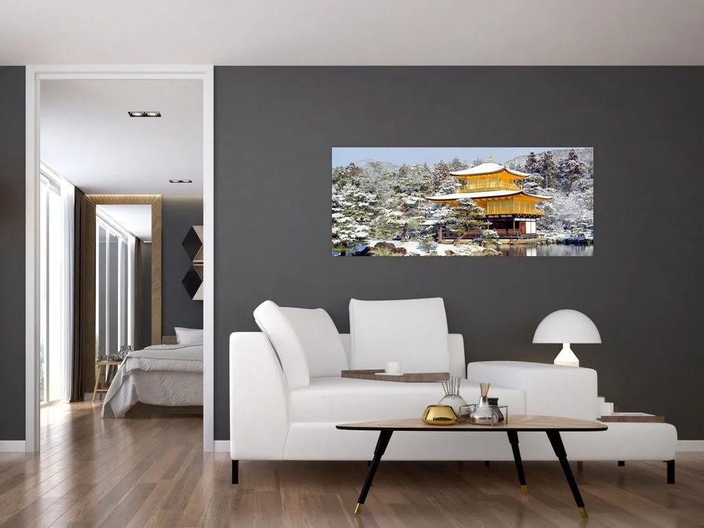 Kép - Kinkakuji, Japán (120x50 cm)