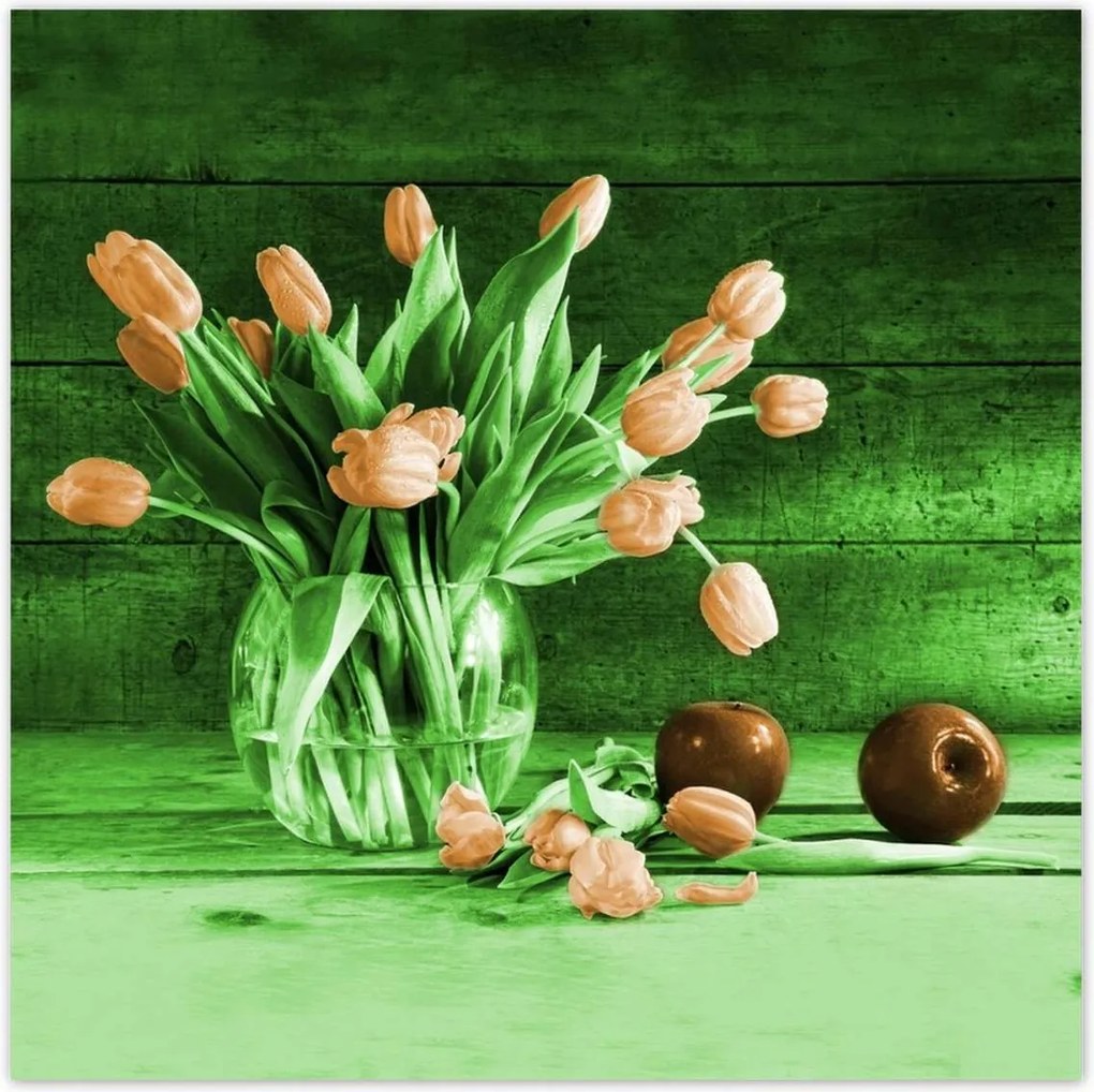 Poszterek 100x100 Zöld wenge