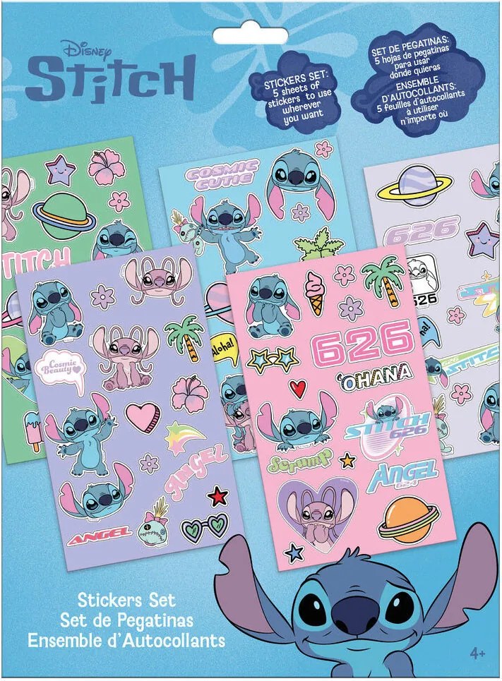 Disney Lilo és Stitch, A csillagkutya This World matrica szett 5 ív