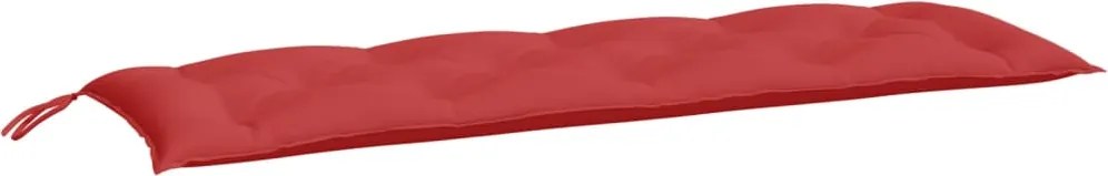 vidaXL piros oxford szövet kerti padpárna 150 x 50 x 7 cm