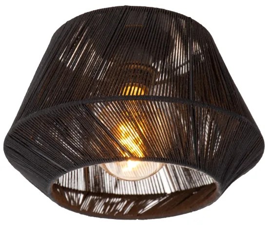 Lucide 10121/30/30 - Mennyezeti lámpa JESSICA 1xE27/60W/230V fekete