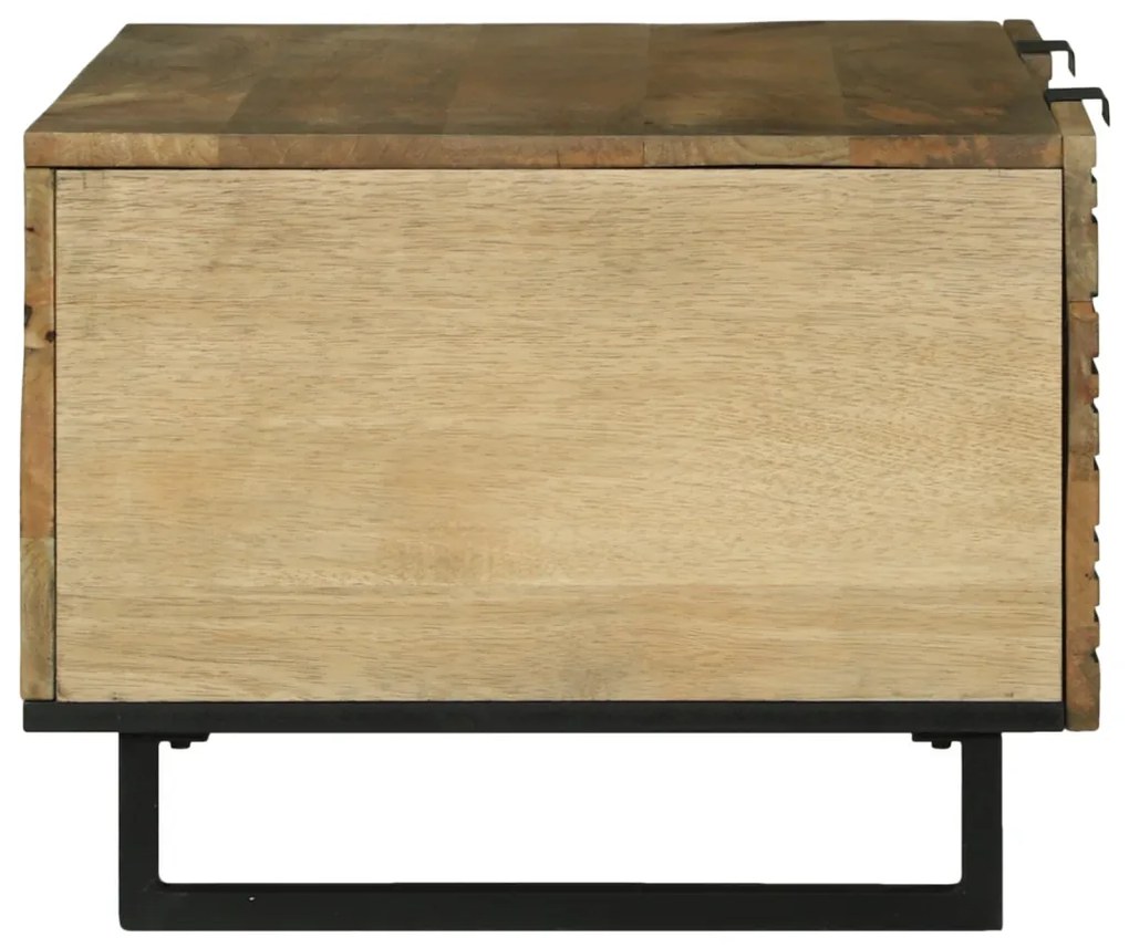Dohányzóasztal 100x54x40 cm - Tömör mangófából