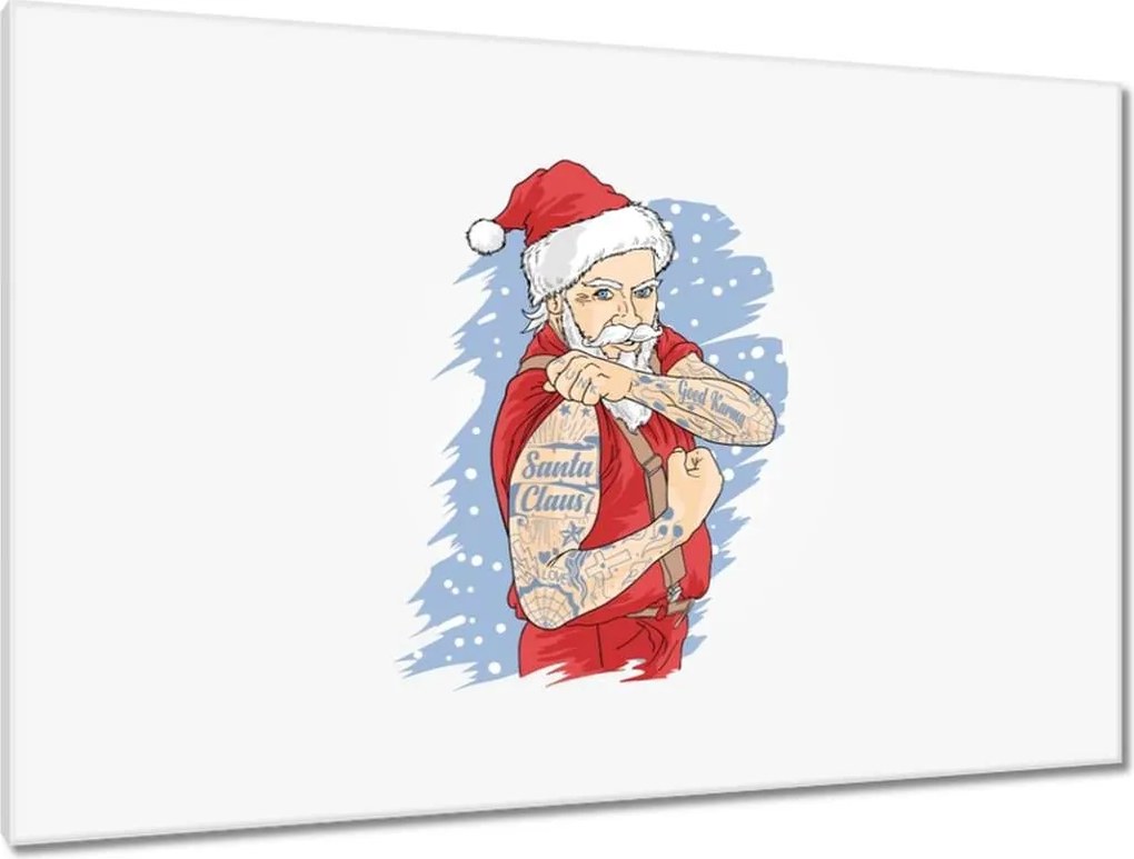 Vászonkép 120x80 Télapó csillag