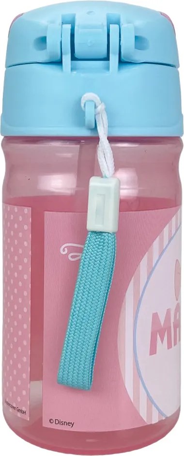 Disney Marie Dots műanyag szívószálas kulacs akasztóval 350 ml