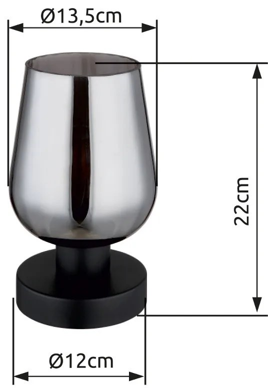 Globo RYAN 15627T asztali lámpa, 40W E27