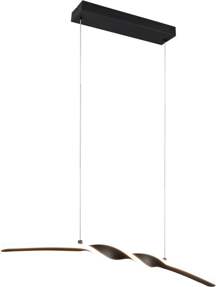 TRIO R35791132 GINKO Modern Led Függesztett Lámpa Fekete LED IP20