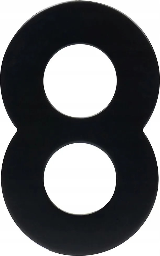 8. számú házszám 95 mm-es rozsdamentes acél Cze