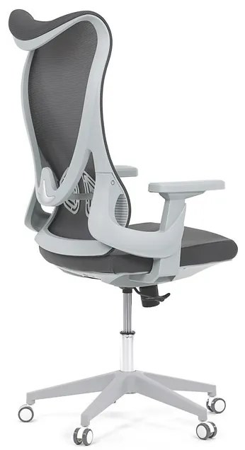 Szürke Hálós Irodai Szék, Hinta Mechanikával. KA-S248 GREY