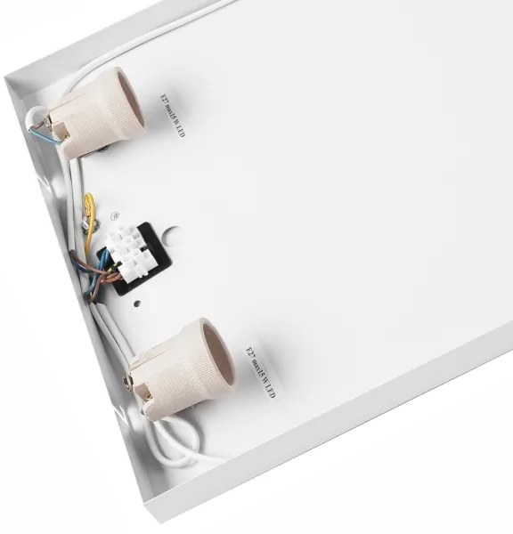 Mennyezeti lámpa OAK SQUARE 4xE27/15W/230V 45x45 cm tölgy