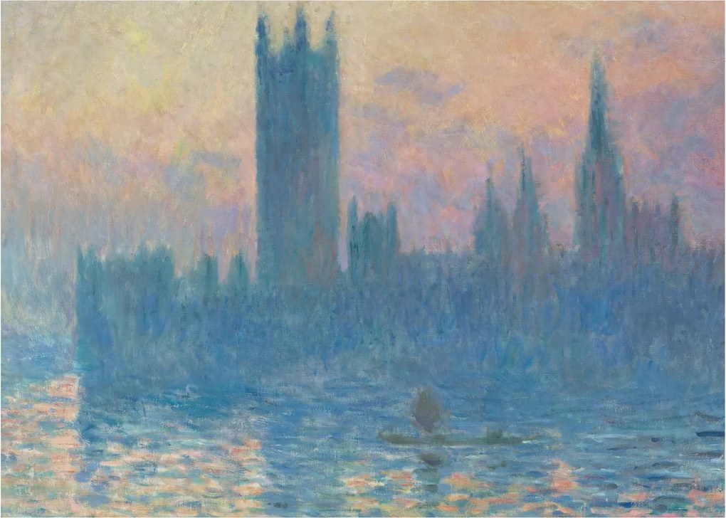 Kép - Claude Monet, The Houses of Parliament, Sunset, reprodukciók (70x50 cm)