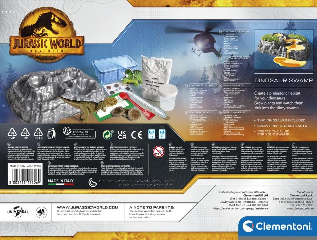Jurassic World Dominion mocsár szett Clementoni