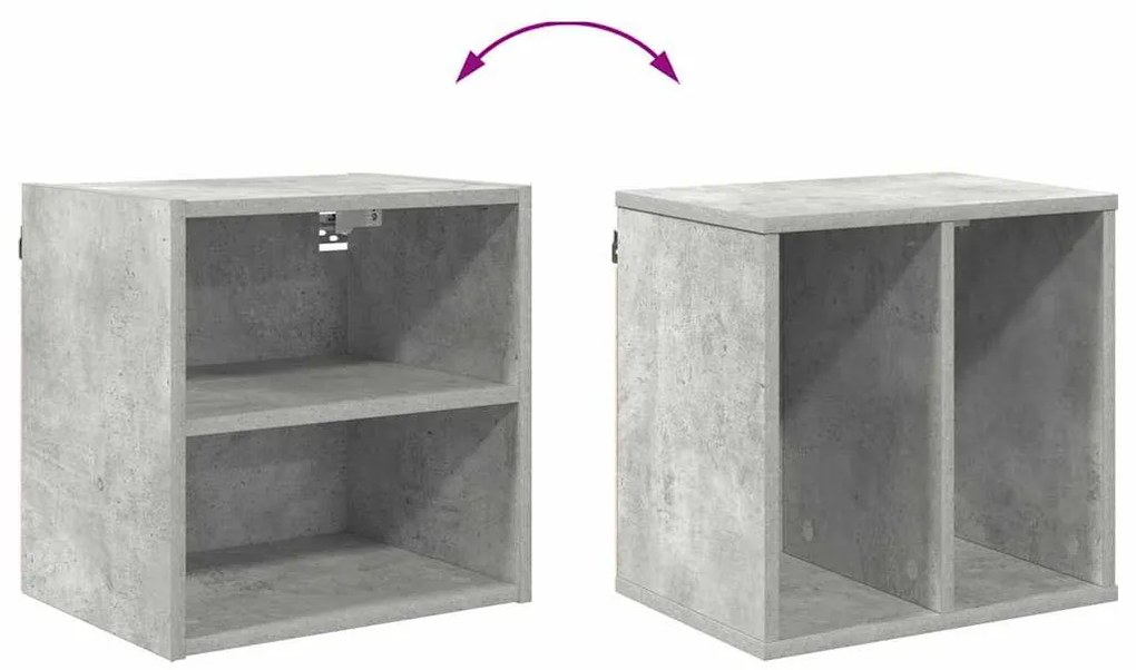 Függő szekrény Riga Beton Szürke 40 x 29,5 x 40 cm Faanyag