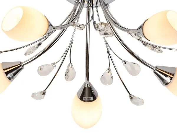 Brilagi - Csillár MEGAPOLIS 5xE14/60W/230V fényezett króm