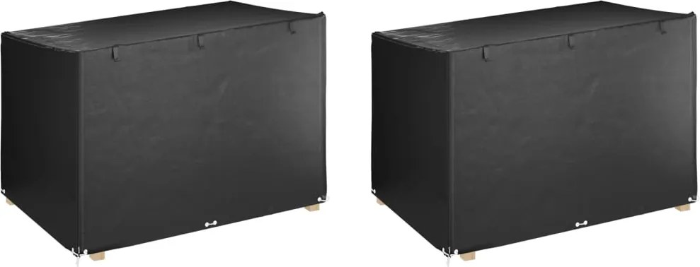 vidaXL 2 db polietilén hintapad huzat 12 fűzőlyukkal 215x150x130/150cm