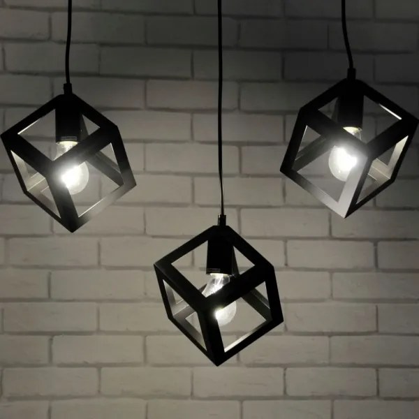 Csillár zsinóron SWEDEN 3xE27/20W/230V