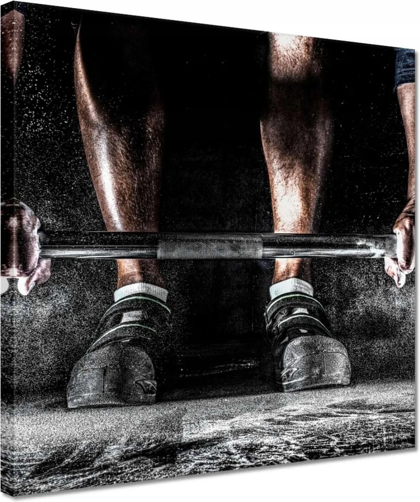 Vászonkép 30x30 Súlyzórúd