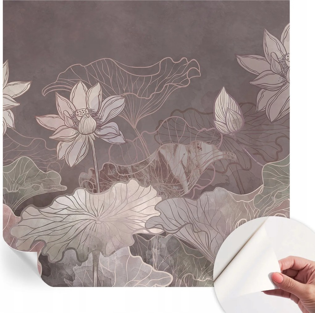 Öntapadós Dekoratív Fotótapéta Hálószobába Békés botanika 250x250