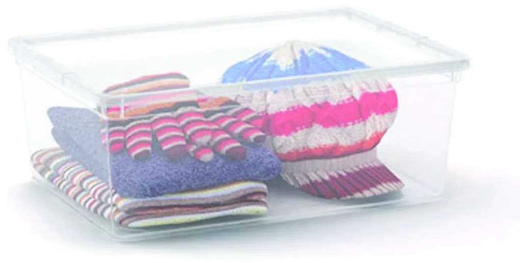 KIS C-BOX S 10,5l tárolódoboz, átlátszó