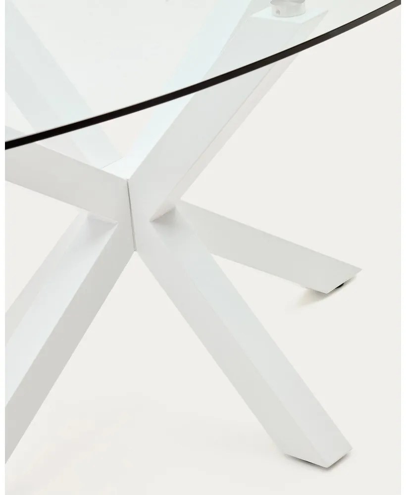 Étkezőasztal üveg asztallappal 100x200 cm Argo – Kave Home