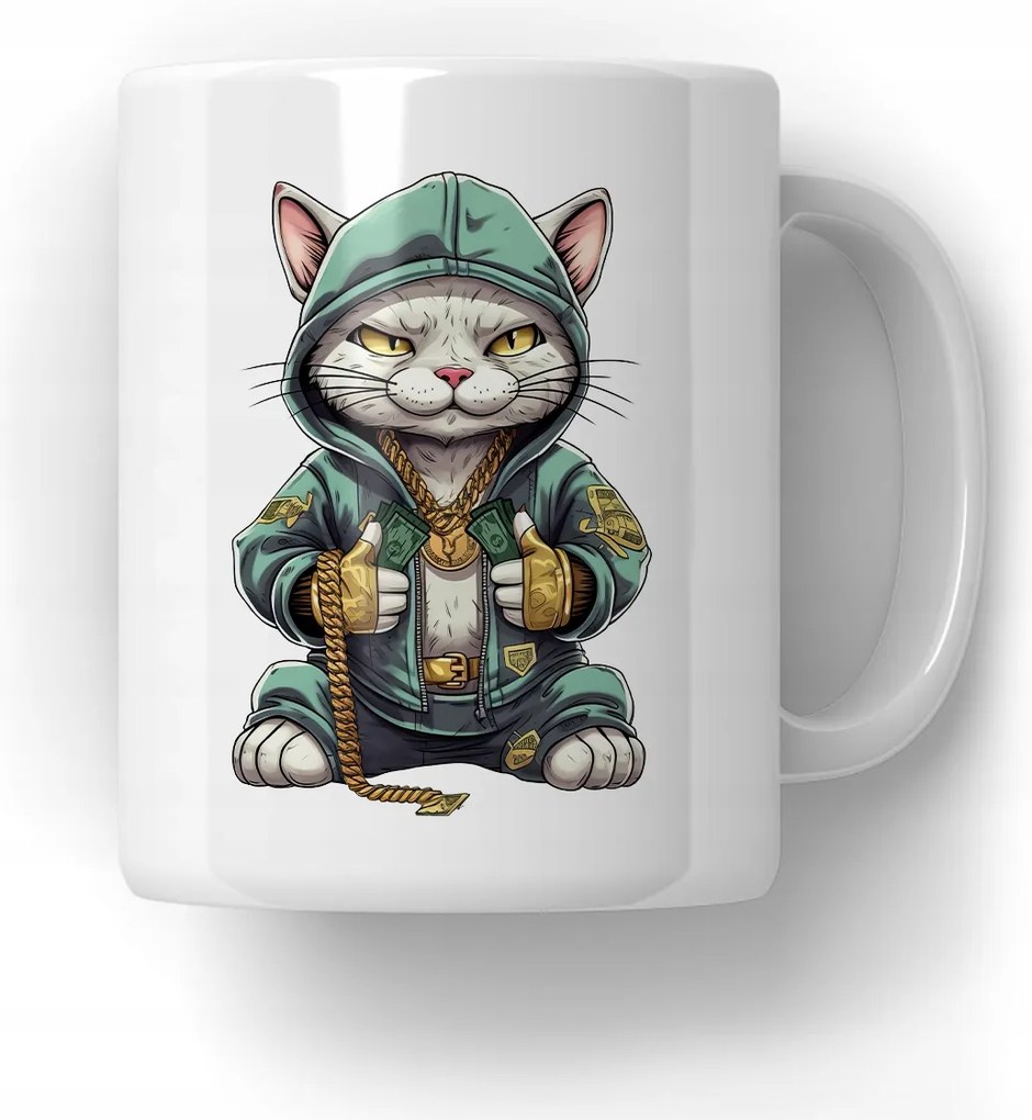 Bögre Macska Raper Ajándék Macska Ajándék