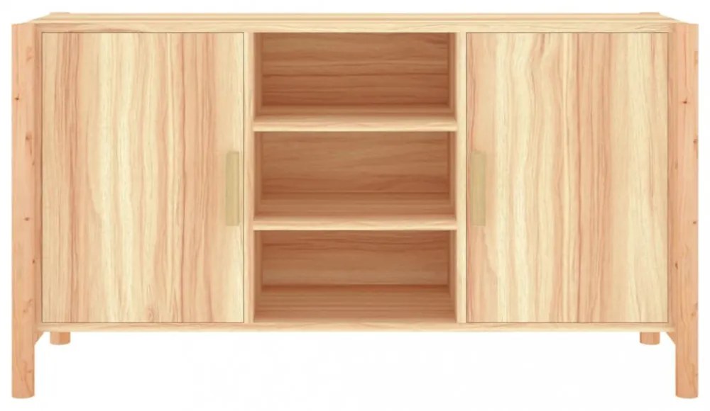 szerelt fa tálalószekrény 107x38x60 cm